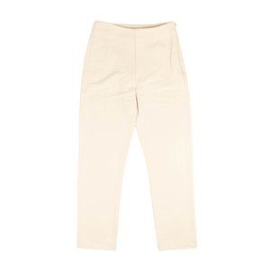 A_PLAN_APPLICATION Beige Side Zipper Cotton Sweatpants Size S $440